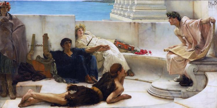 A Reading from Homer (mk23), Alma-Tadema, Sir Lawrence